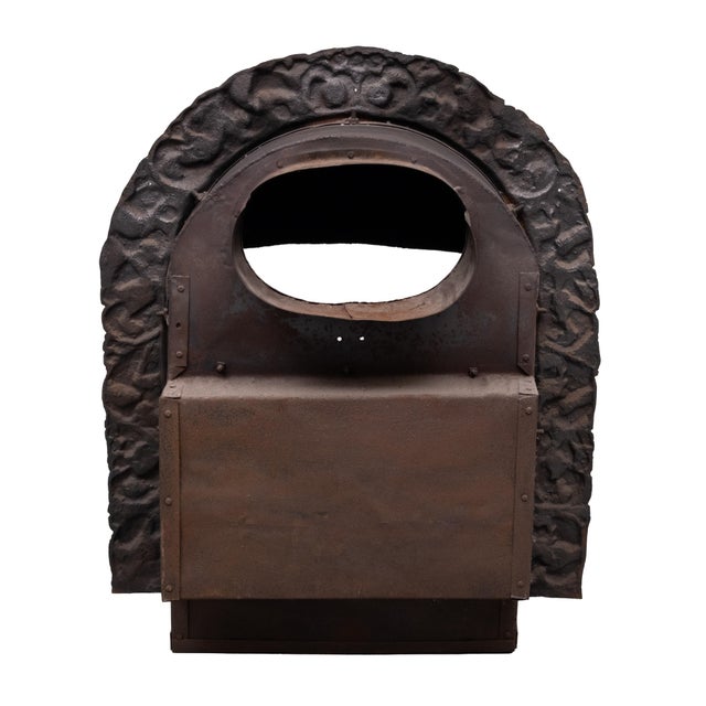 Antique Victorian Cast Iron Fireplace, 1880s For Sale - Image 9 of 15