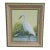 1976 Coastal White Egret Oil Painting – Framed Accent Piece For Sale