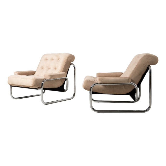 Borkum Lounge Chairs by Johan Bertil Häggström for Ikea, 1970s, Set of 2 For Sale