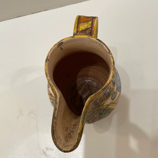 Ceramic Vintage Ceramic Pitcher For Sale - Image 7 of 8