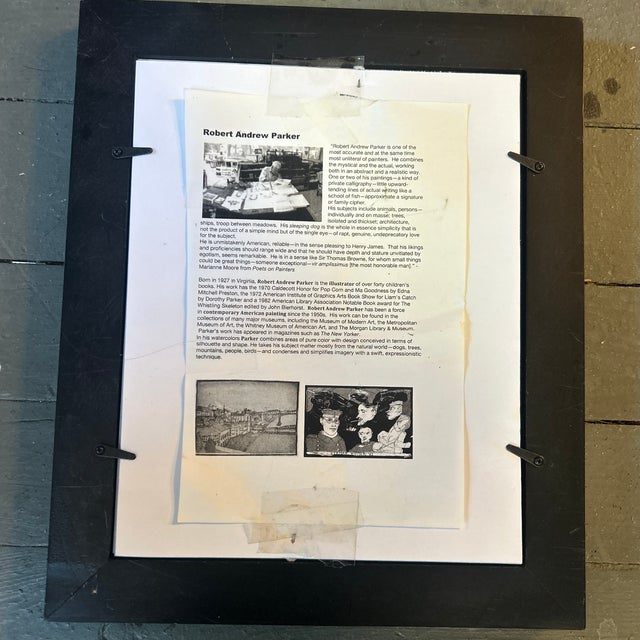 1950’s Original Abstract Expressionist Party Scene Lithograph For Sale - Image 4 of 5