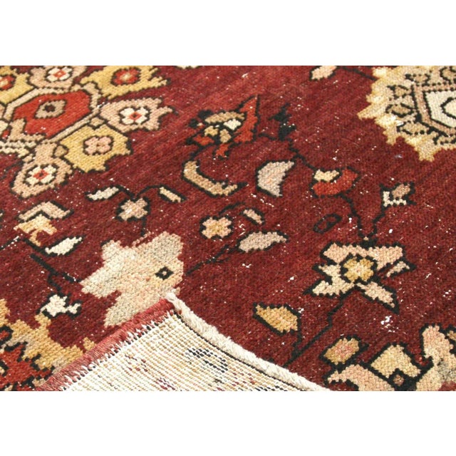 1960s Turkish Oushak Rug For Sale - Image 4 of 7
