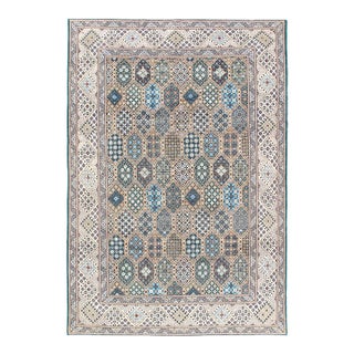 Pasargad DC Fine Handknotted Nain Silk & Wool Rug For Sale