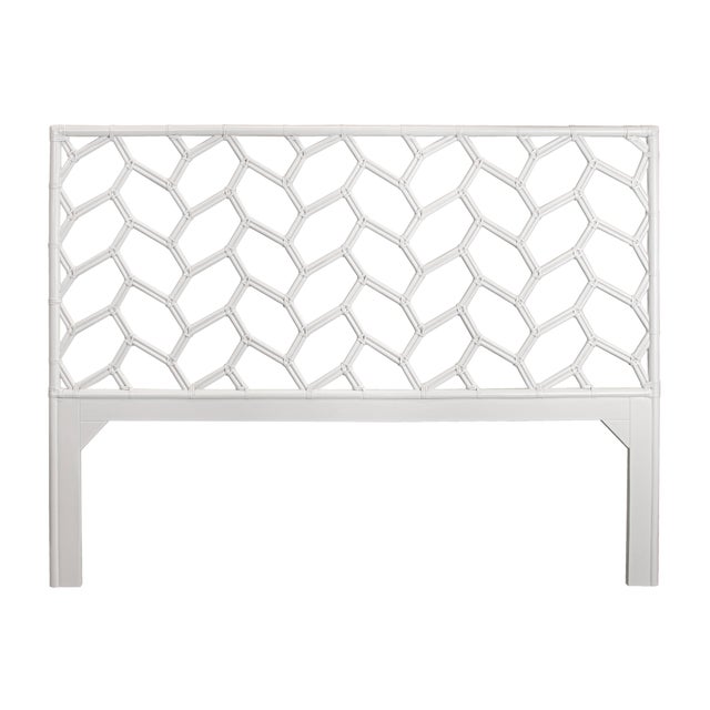 Not Yet Made - Made To Order Silas Standard Bed King - White For Sale - Image 5 of 12