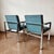 Metal Harvey Probber Style Chrome Arm Chairs - A Pair For Sale - Image 7 of 12