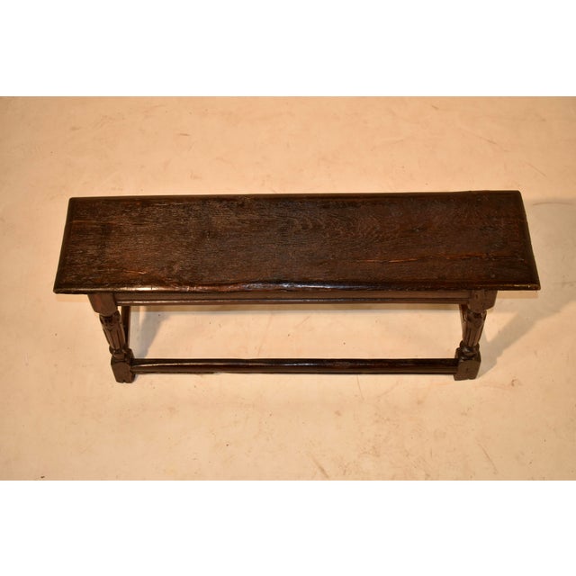 Period James II Oak Joint Bench From England For Sale In Greensboro - Image 6 of 12