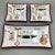 Smoked Glass Kitchen Weights and Measurements Decorative Dishes -Set of 3 For Sale - Image 12 of 12