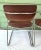 1970s Mid-Century Chrome Stacker Chairs – Pair, Stackable Office or Dining Seating, Sculptural Brown Seats For Sale In Louisville - Image 6 of 11
