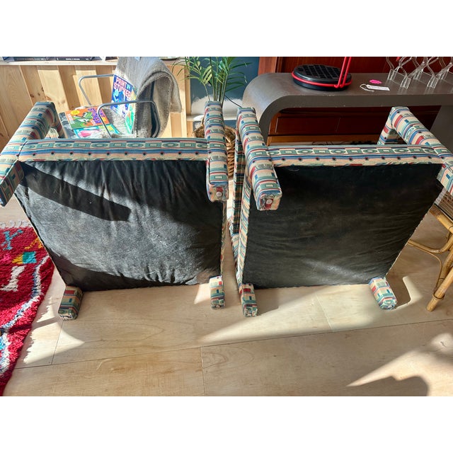 Pair of Milo Baughman Parsons Chairs 1970s For Sale - Image 12 of 13