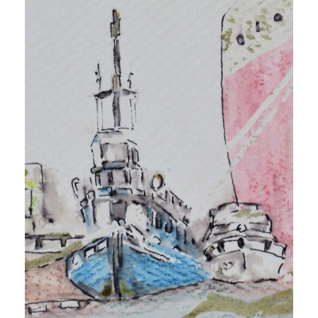 Impressionist William De Garthe, Peggy's Cove, Nova Scotia Scenery, Circa 1950 For Sale - Image 3 of 5