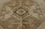 Hand-Knotted Vintage Turkish Kars Rug in a Beige-Brown, White Medallion Pattern For Sale - Image 4 of 8