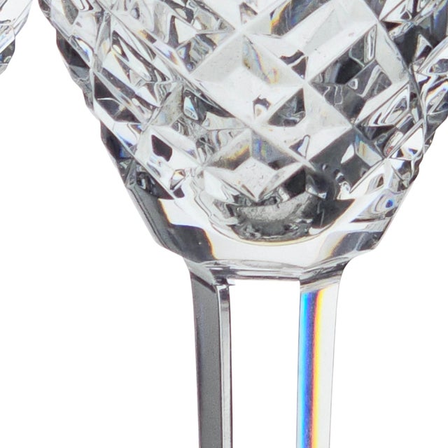 Late 20th Century Waterford Crystal Araglin Wine Glasses, Set of 4 For Sale - Image 10 of 14