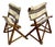 Praia Folding Chairs by Piergiacomo Castiglioni for Gavina, 1960s, Set of 2 For Sale