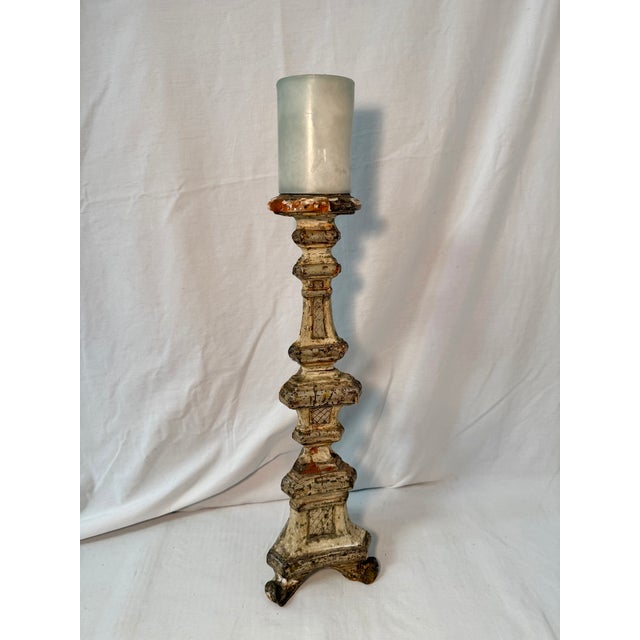 Discover the charm of this exquisite pricket-style candlestick, a true reflection of history dating back to the late 1800s...