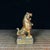 This is a fascinating vintage Chinese bronze seal, cast in the form of a seated tiger on a rectangular base. The tiger is...