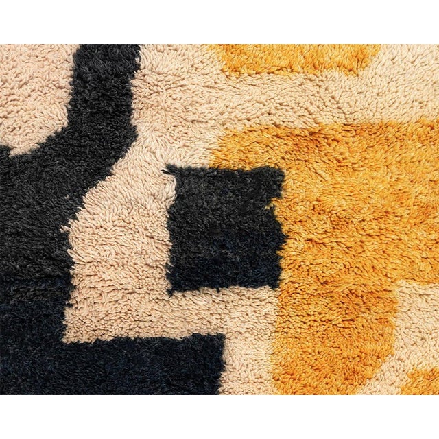 Early 21st Century Hand-Knotted Wool Rug by Azele Studio For Sale - Image 5 of 10