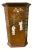Mid Century Asian Carmel Color With Mother of Pearl Inlay Narrow Console For Sale