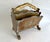 Hollywood Regency 1960s Italian Florentine Giltwood Magazine Rack For Sale - Image 3 of 10