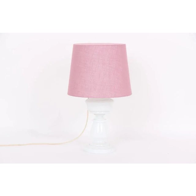 1920s Danish Table Lamp in Milk Glass, 1920s For Sale - Image 5 of 5