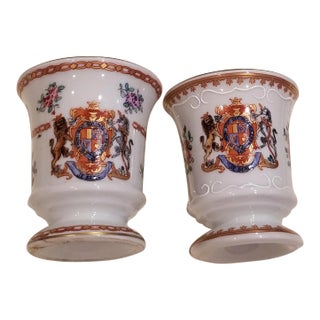 Two French Porcelain Samson Cups For Sale