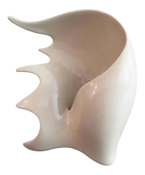 1950s Antonia Campi Conchiglia Pottery Lamp