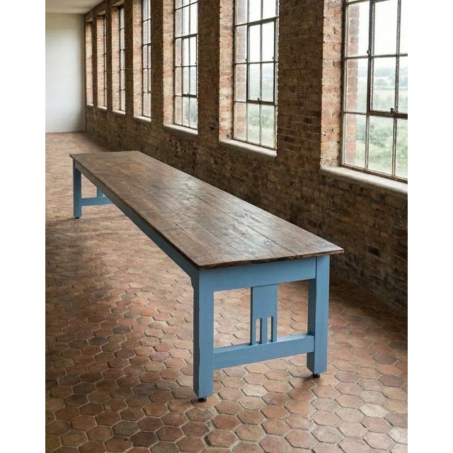 Exceptional mid-20th century french cloister table – a perfect blend of rustic charm & functionality this remarkable...