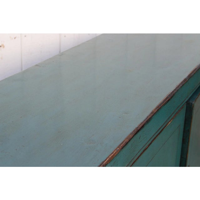 Asian Celadon Blue Credenza For Sale - Image 10 of 11
