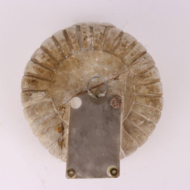 Stone Bascellato Marble Bowl with Sculpted Face For Sale - Image 7 of 9