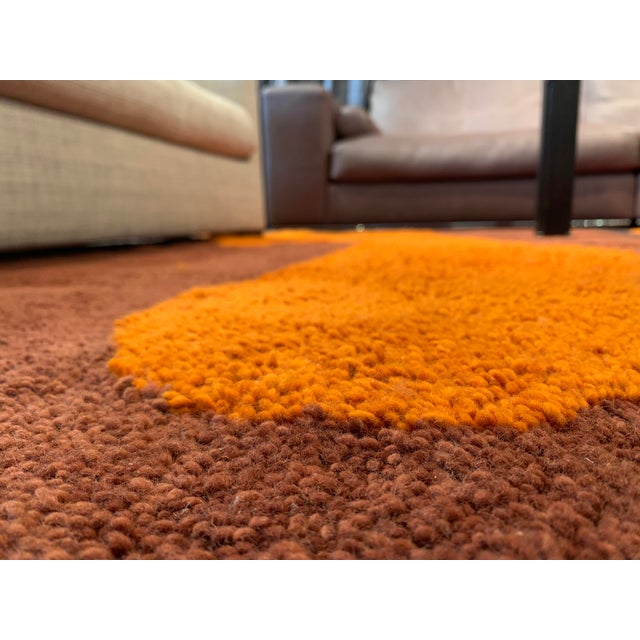 1980s Vintage Abstract Rug, 1980s For Sale - Image 5 of 7