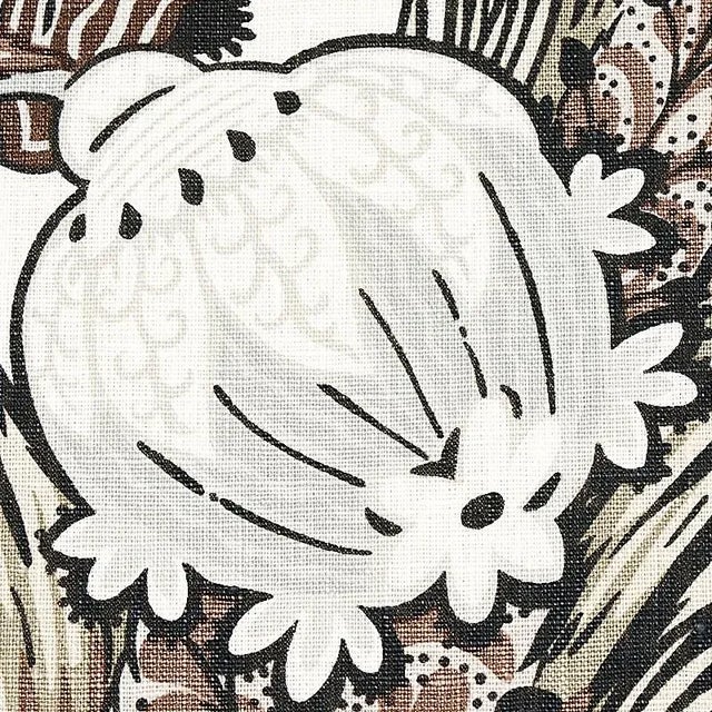 A swirling pattern-within-pattern design of exotic flowers and stylized leaves inspired by an Art Deco print. Sold as a...