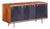 George Nelson for Herman Miller 8000 Series Mid Century Walnut Sliding Door Credenza For Sale