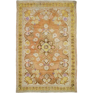 Vintage Persian Mahal Rug – Size: 3' 4" X 4'11" For Sale