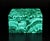 Malachite Box Thorns and Roses Italian Made Gemstone Box For Sale - Image 10 of 15