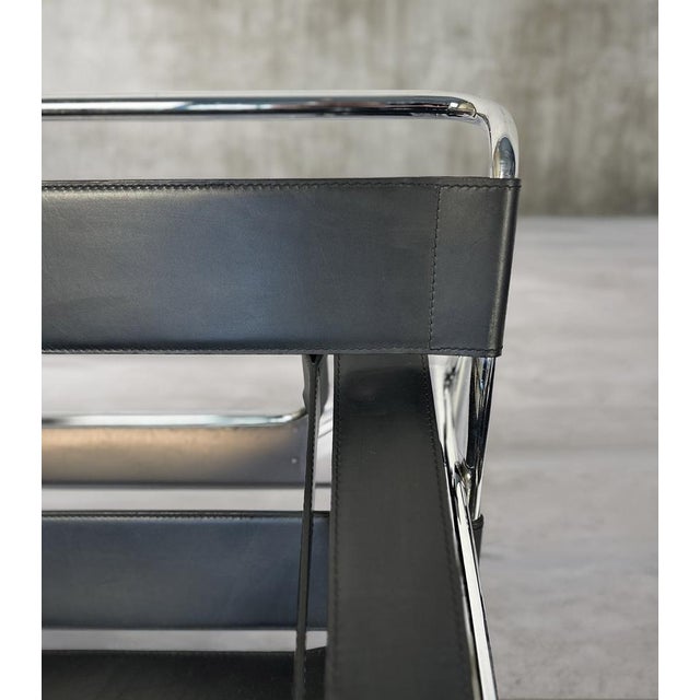 Black Vintage Wassily Chair from Marcel Breuer, 1970s For Sale - Image 8 of 10