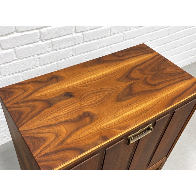 Mid Century Modern Record Storage Cabinet by Lane Furniture, C. 1960’s For Sale - Image 12 of 14