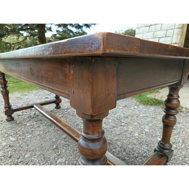 Beech Farmhouse Table, 1940s For Sale - Image 13 of 18
