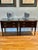 Ethan Allen 1980’s Ethan Allen Georgian Court Mahogany Nightstands With Glass Tops & Brass Hardware - A Pair For Sale - Image 4 of 18