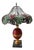 Large Modernist Lamp in the style of Tiffanys, 1950s For Sale