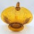 Brockway Indiana Glass Large Tiara Amber Sandwich Handled Basket Signed j.t. For Sale In Palm Springs - Image 6 of 10