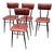 Italian Circa 1930's Modernist Dining Chairs, Set of Four For Sale