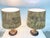 Vintage Table Lamps with Ceramic Base and Cork Shade from Leola, 1970s, Set of 2 For Sale - Image 4 of 11