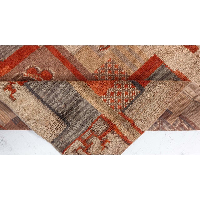 Doris Leslie Blau Vintage Dutch Deco Rug For Sale In New York - Image 6 of 7