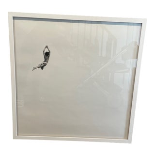 "Suddenly She Wasn't Afraid Any Longer" Contemporary Original Figure Drawing by F. Lennox Campello, Framed For Sale