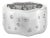 Carat&Her Molten Silver Scatter Ring, Wide Cigar Band With Cz Studded Size 7.5 For Sale