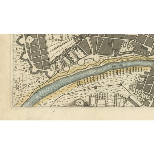 Antique Map of Lima, Peru from Isaak Tirion, 1769 For Sale - Image 5 of 9