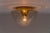 Mushroom Shaped Glass Lamp in Gold, Germany, 1960s For Sale - Image 4 of 11