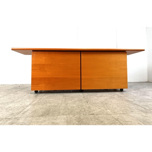 Italian Wooden Sideboard with Sliding Doors, 1990s For Sale - Image 13 of 14