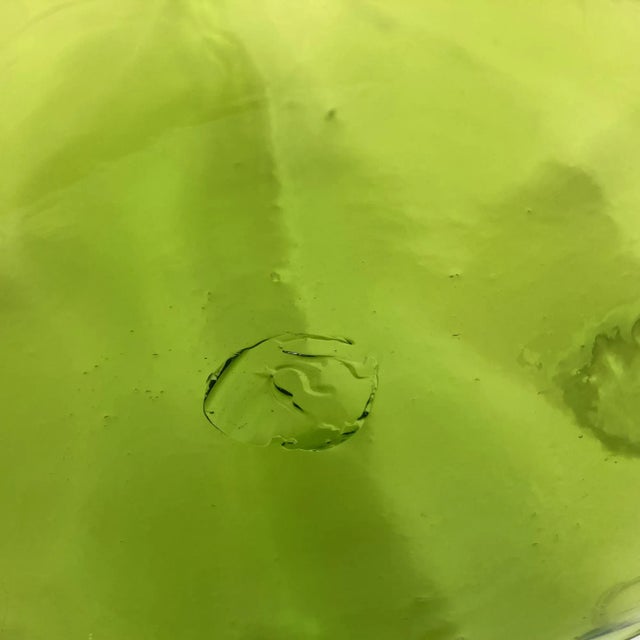 Glass Vintage Jp Myers Hand Blown Art Glass, Blenko Decanter For Sale - Image 7 of 7