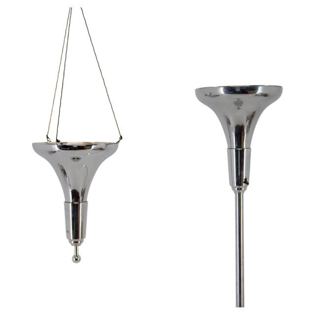 Unique set of the luminator uplighters. Manufactured by gottlieb brothers & brauchbar in brno under license of luminator...