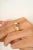 Vintage Inspired Aquamarine Diamond Gold Signet Ring Size 5 For Sale In New York - Image 6 of 11